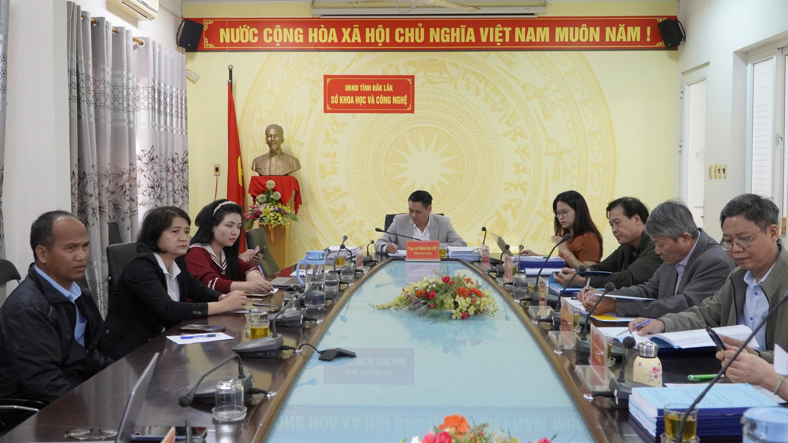 Nghiệm thu nhiệm vụ khoa học và công nghệ cấp tỉnh “Nghiên cứu đánh giá tiềm năng và đề xuất giải pháp phát triển vùng sản xuất nông nghiệp hữu cơ phù hợp với điều kiện sinh thái của tỉnh Đắk Lắk” 